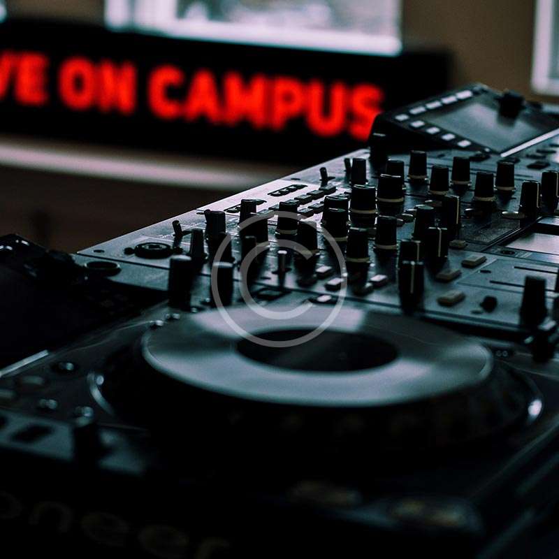 Estudio de radio en vivo